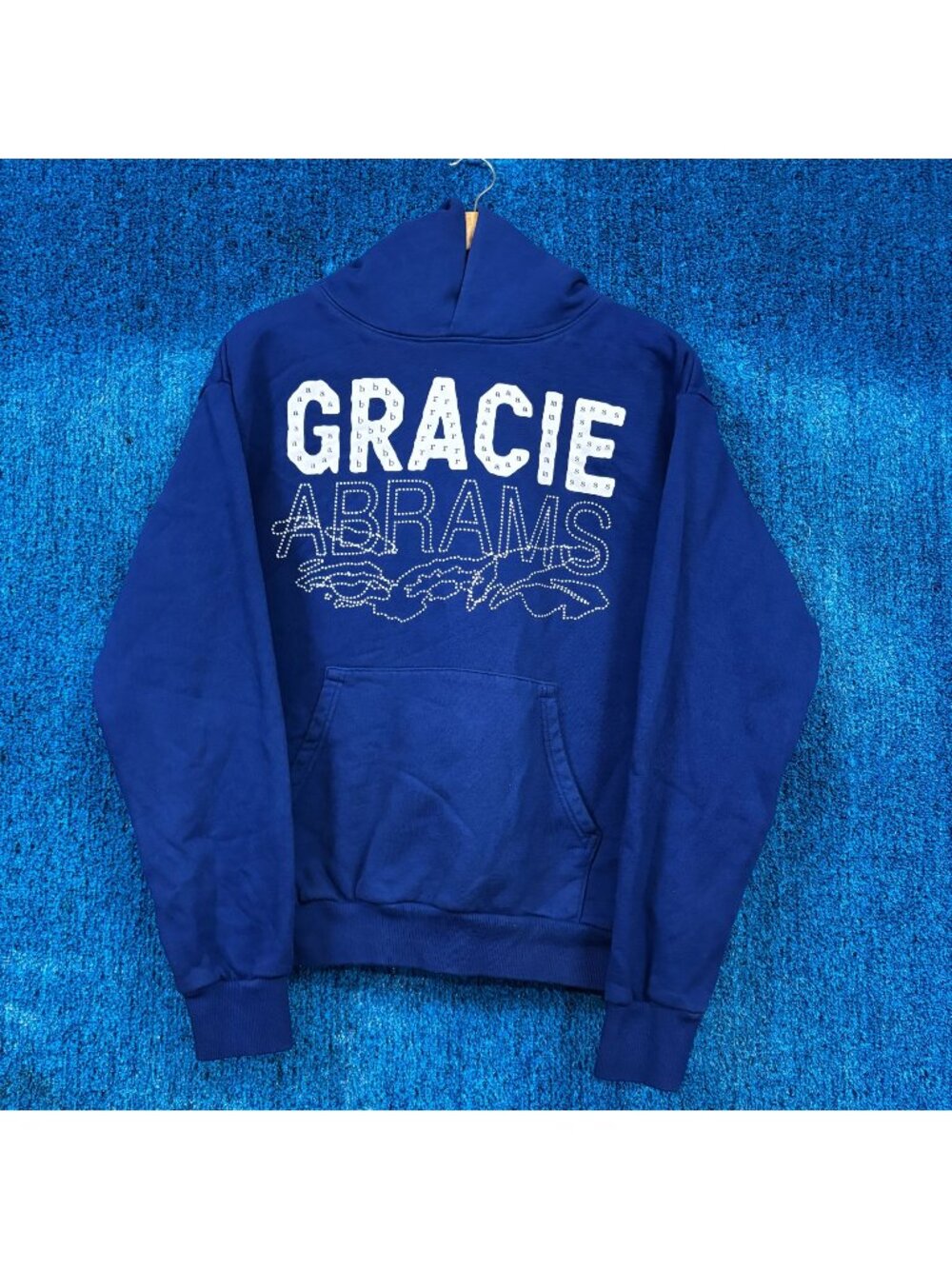Gracie Abrams Popstar Blue Hoodie Size Small